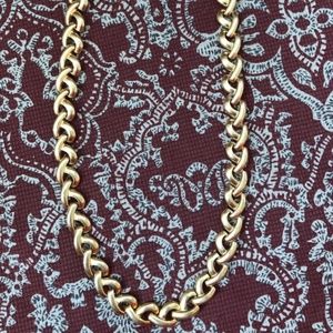 VTG 1980s Gold Chain Necklace Signed Napier 17 inch